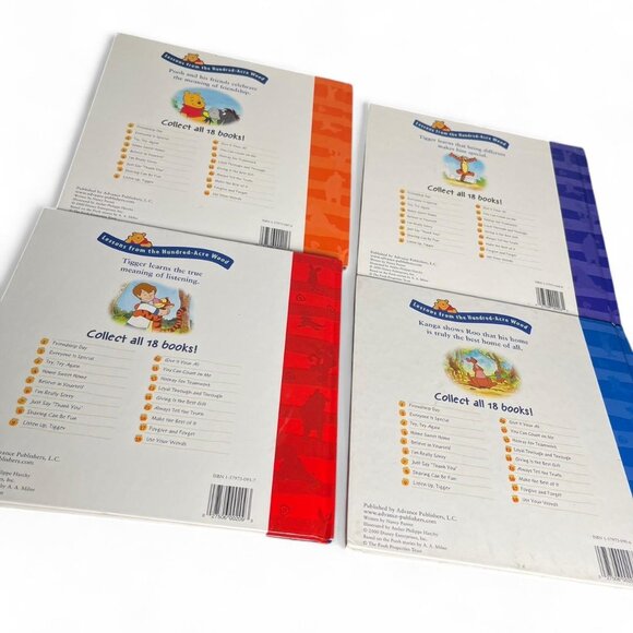 Lot of Winnie the Pooh Lessons from the Hundred Acre Wood VOL # 1,2,4,9 - Picture 2 of 3